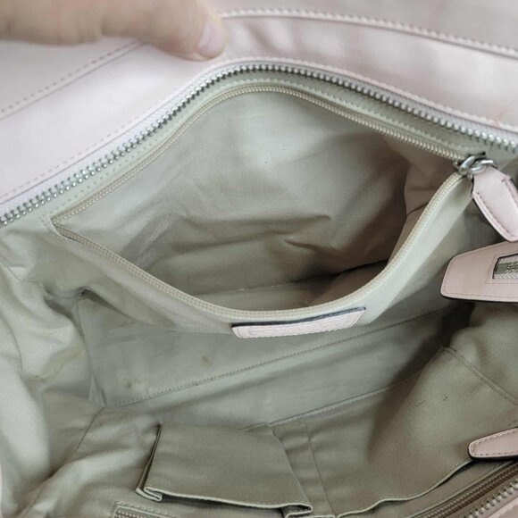 Coach Leather Women's Handbag in Pale Pink Color (Misty Rose) - Picture 11 of 14